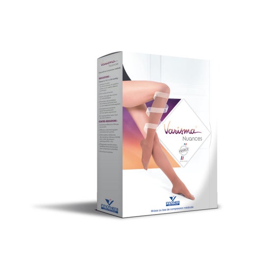 Varisma Nuances C2 Media Autofix Mujer Negro C3 1 Par