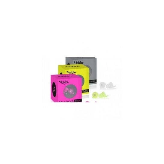 BLOX Tapones Xprience music Rosa fluorescente