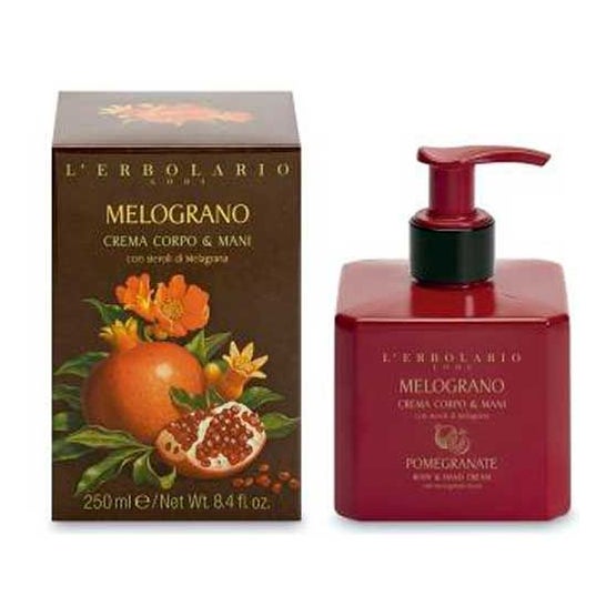 L'Erbolario Melograno Crema Cuerpo Manos 250ml