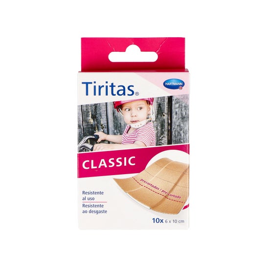 Hartmann Tiritas Classic Tela Precortadas 10uds 6x10cm
