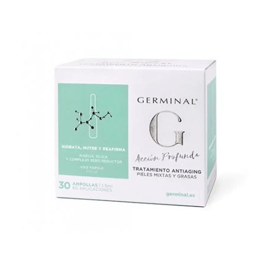 Germinal Sérum Antiaging Pieles Mixtas y Grasas 30 Ampollas