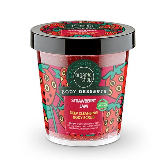 Organic Shop Exfoliante Corporal Mermelada de Fresa 450ml