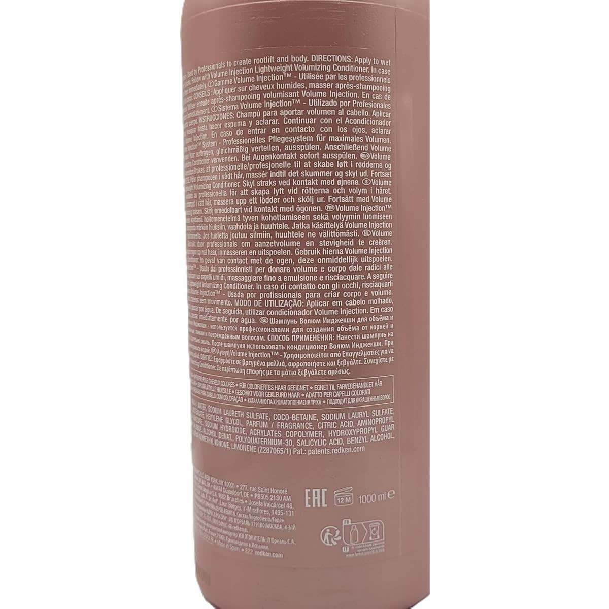 Redken Volume Injection Shampoo 1000ml