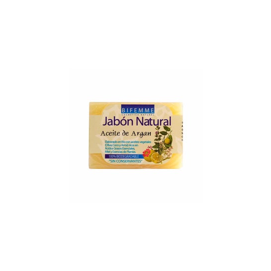 Bifemme Jabón Natural de Aceite de Argán 100 g