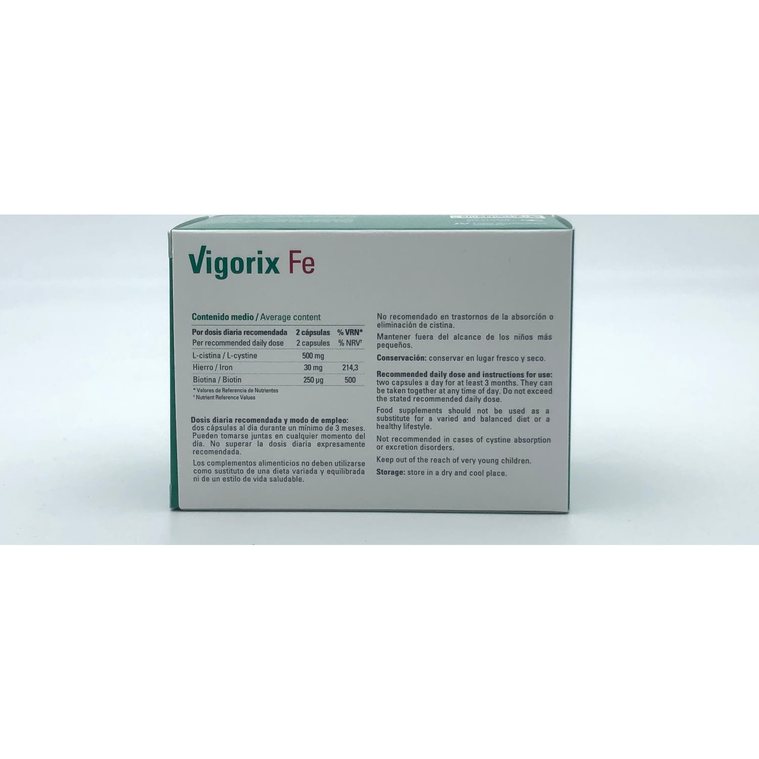 Laboratorios Viñas Vigorix Fe 90caps