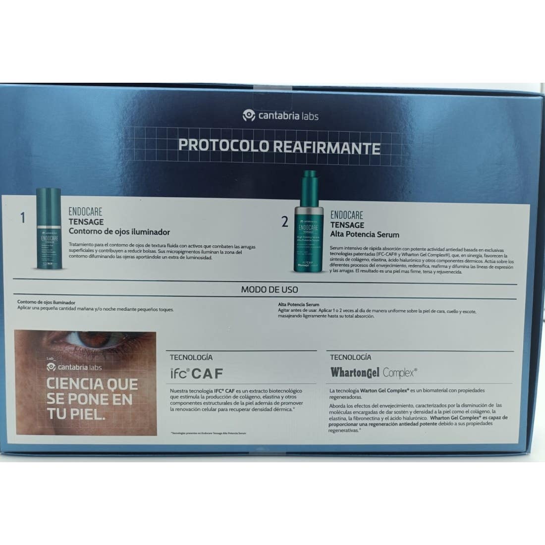 Endocare Tensage Pack Protocolo Reafirmante
