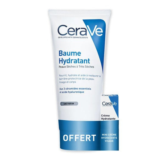 CeraVe® Set Bálsamo Hidratante + Crema Hidratante Facial 1ud