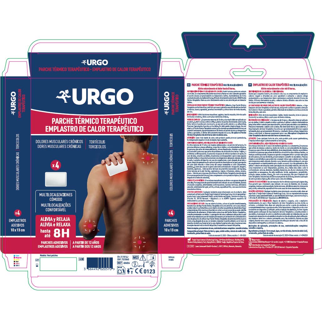 Urgo Parche Térmico Multilocalizaciones 4uds