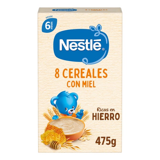 Nestlé Papillas 8 Cereales con Miel 475g