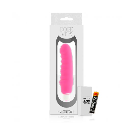 Dolce Vita Genius Vibrador Silicona Rosa 1ud