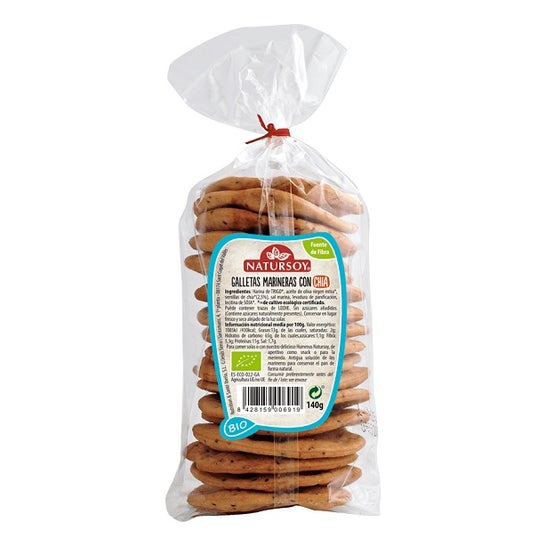 Natursoy Galletas Marineras Con Chía 1140 g