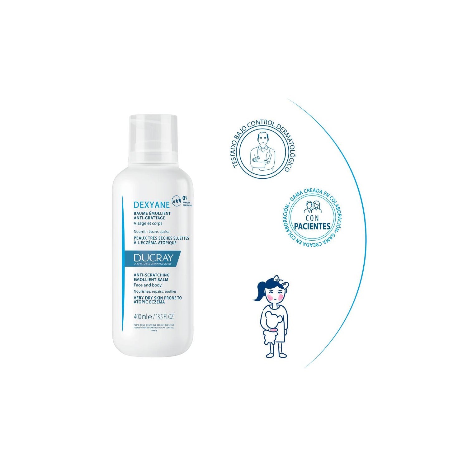 Ducray Dexyane Bálsamo Emoliente Antirrascado 400ml