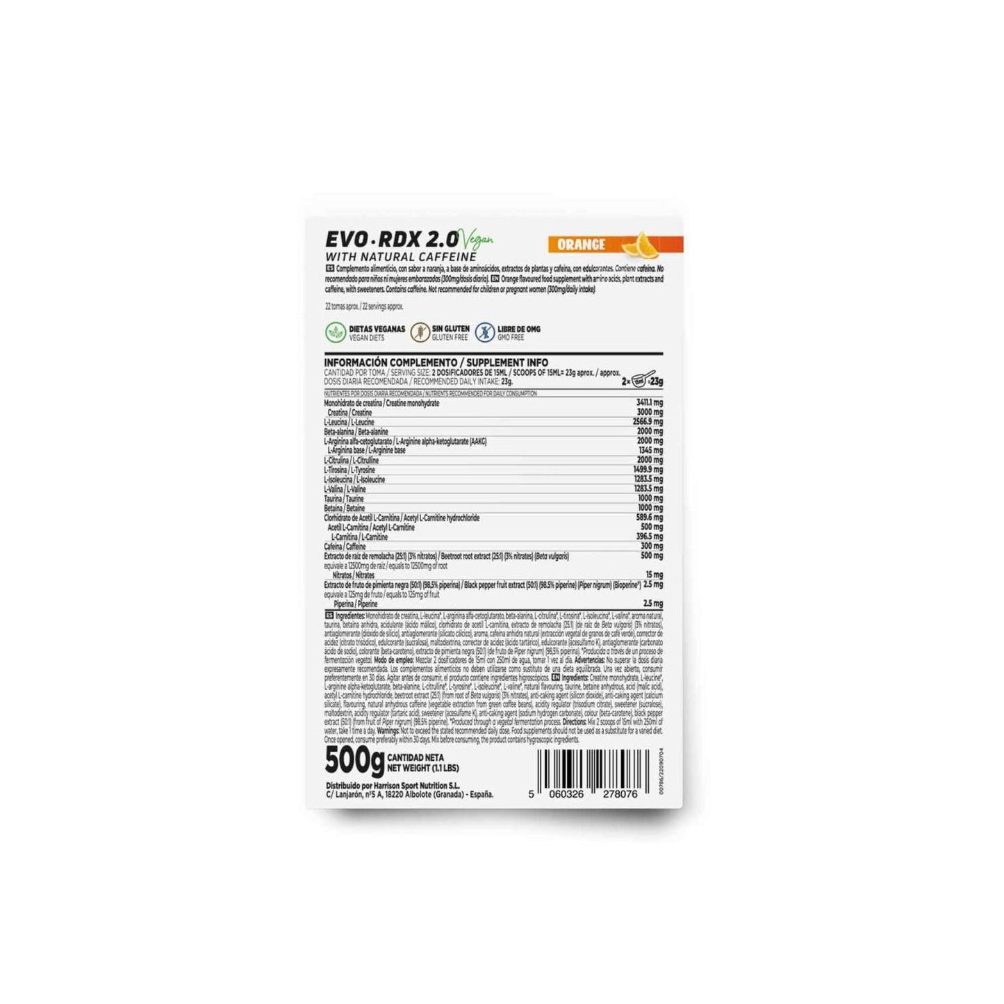 HSN Evordx 2.0 Naranja 500g