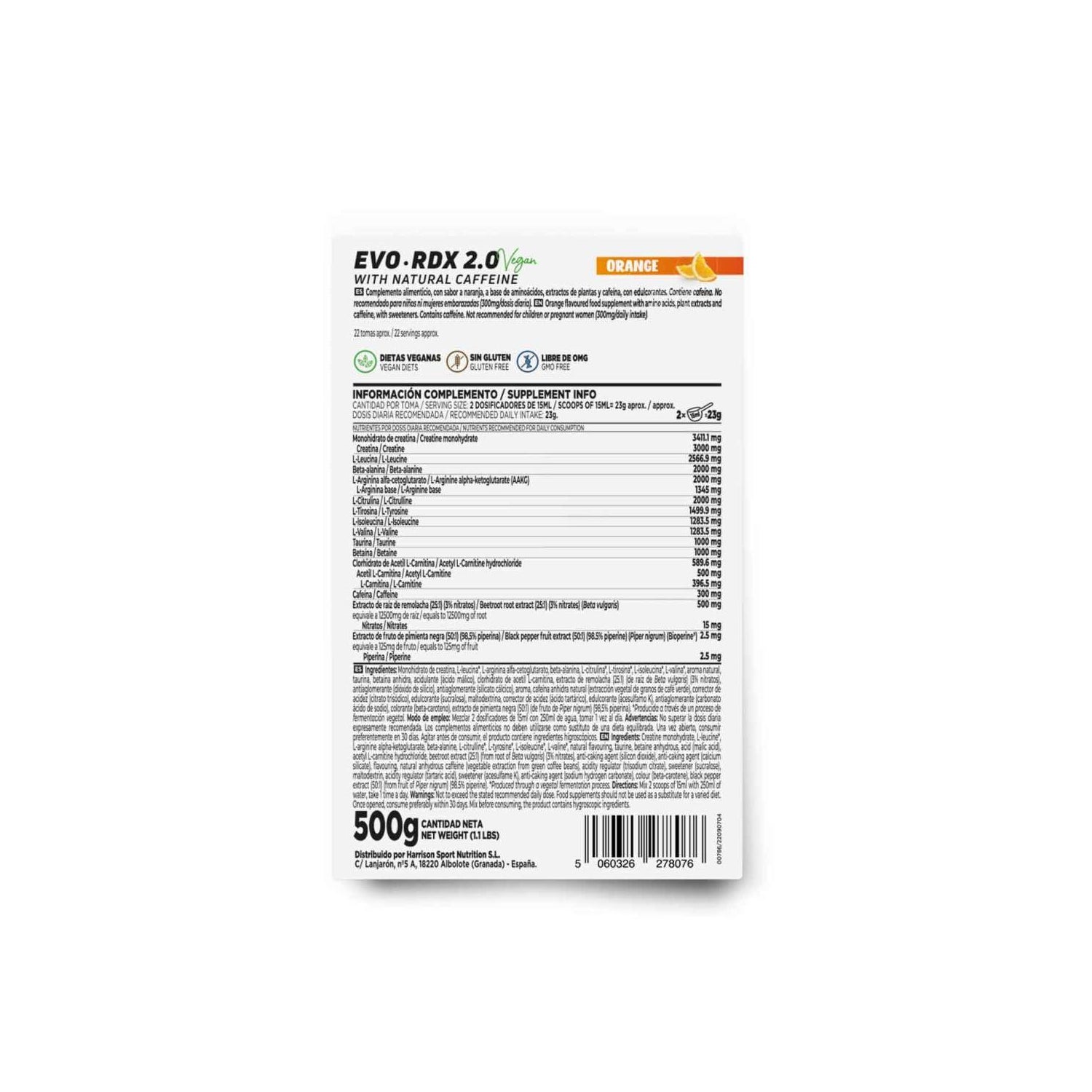 HSN Evordx 2.0 Naranja 500g