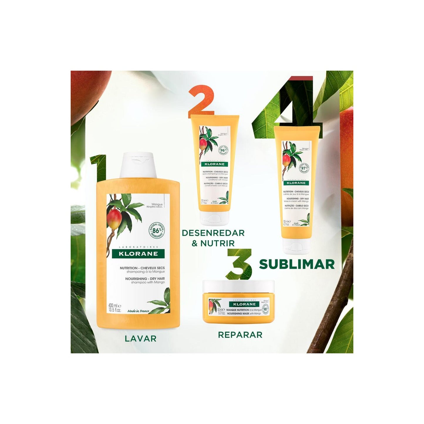 Klorane Crema de Día al Mango 125ml