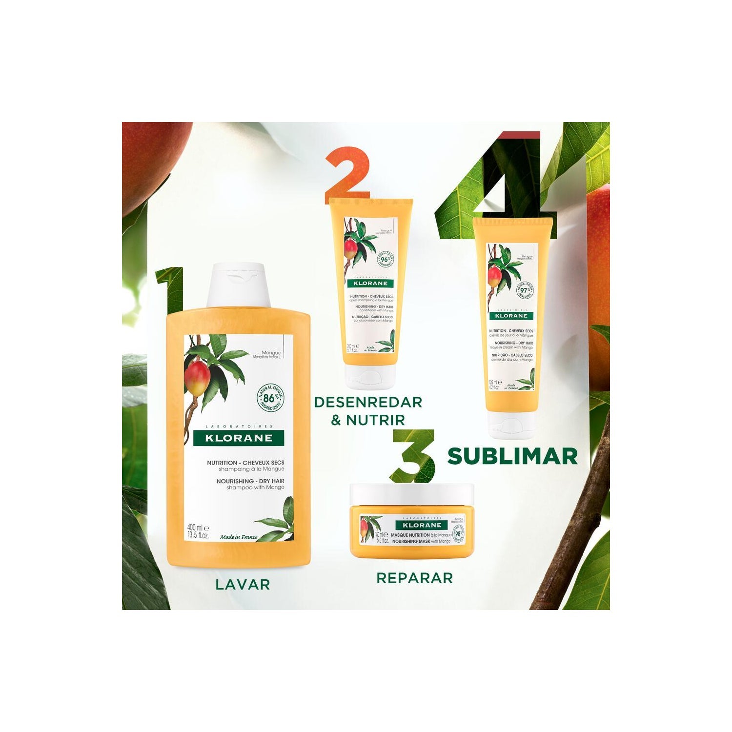 Klorane Crema de Día al Mango 125ml