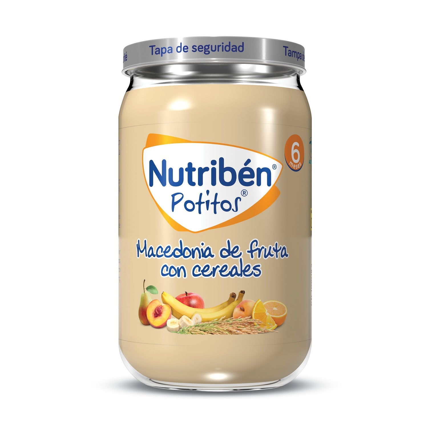 Nutriben Macedonia De Fruta Cereales Potito 235 G