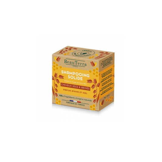 Beauterra Shampooing Solide Cheveux Secs Et Abîmés 75 g