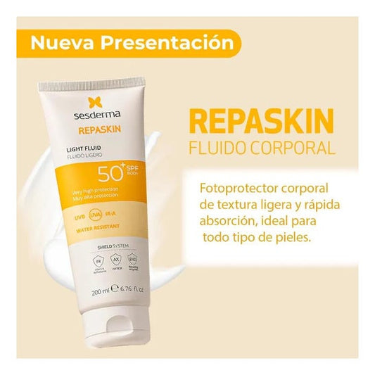 Sesderma Repaskin Fotoprotector Corporal Fluido Ligero SPF50+ 200ml