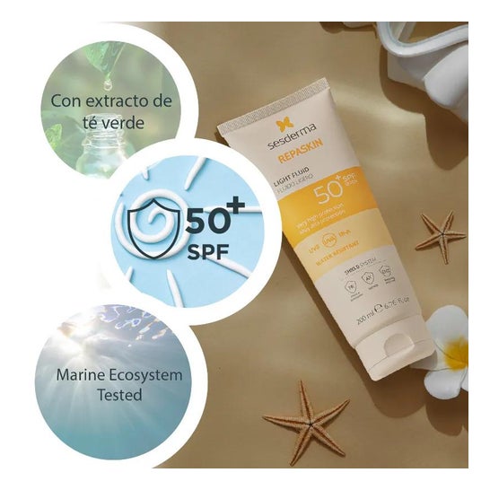 Sesderma Repaskin Fotoprotector Corporal Fluido Ligero SPF50+ 200ml