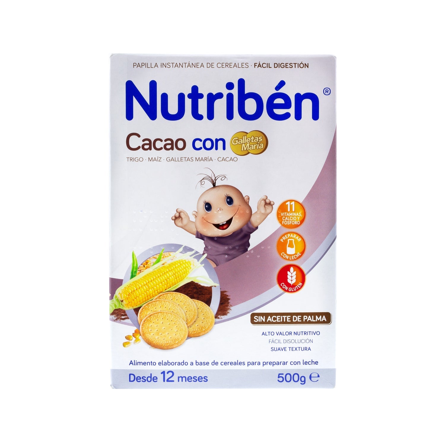 Nutribén® cacao con galletas maria 500g
