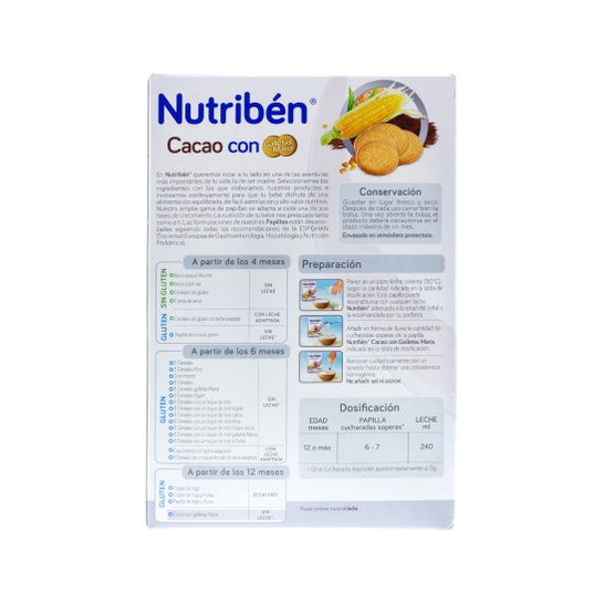 Nutribén® cacao con galletas maria 500g