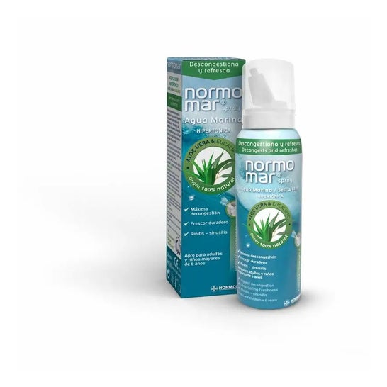 Normomar Spray Nasal Descongestionante Aloe Eucalipto 120 ml