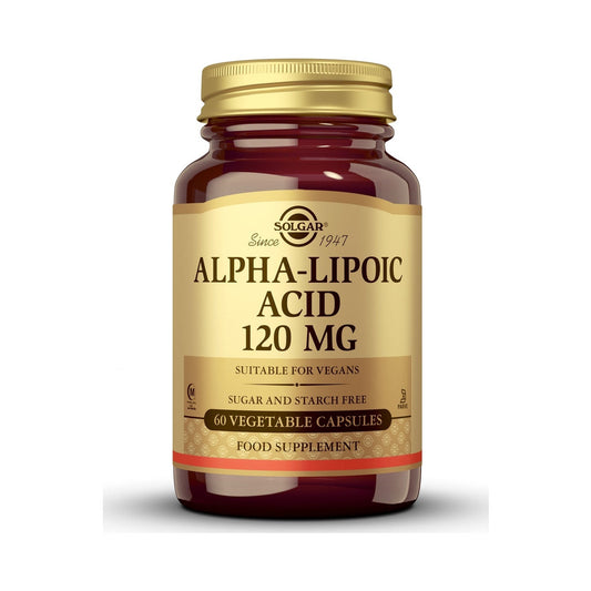 Solgar Ácido Alfa-Lipoico 120 mg 60vcaps