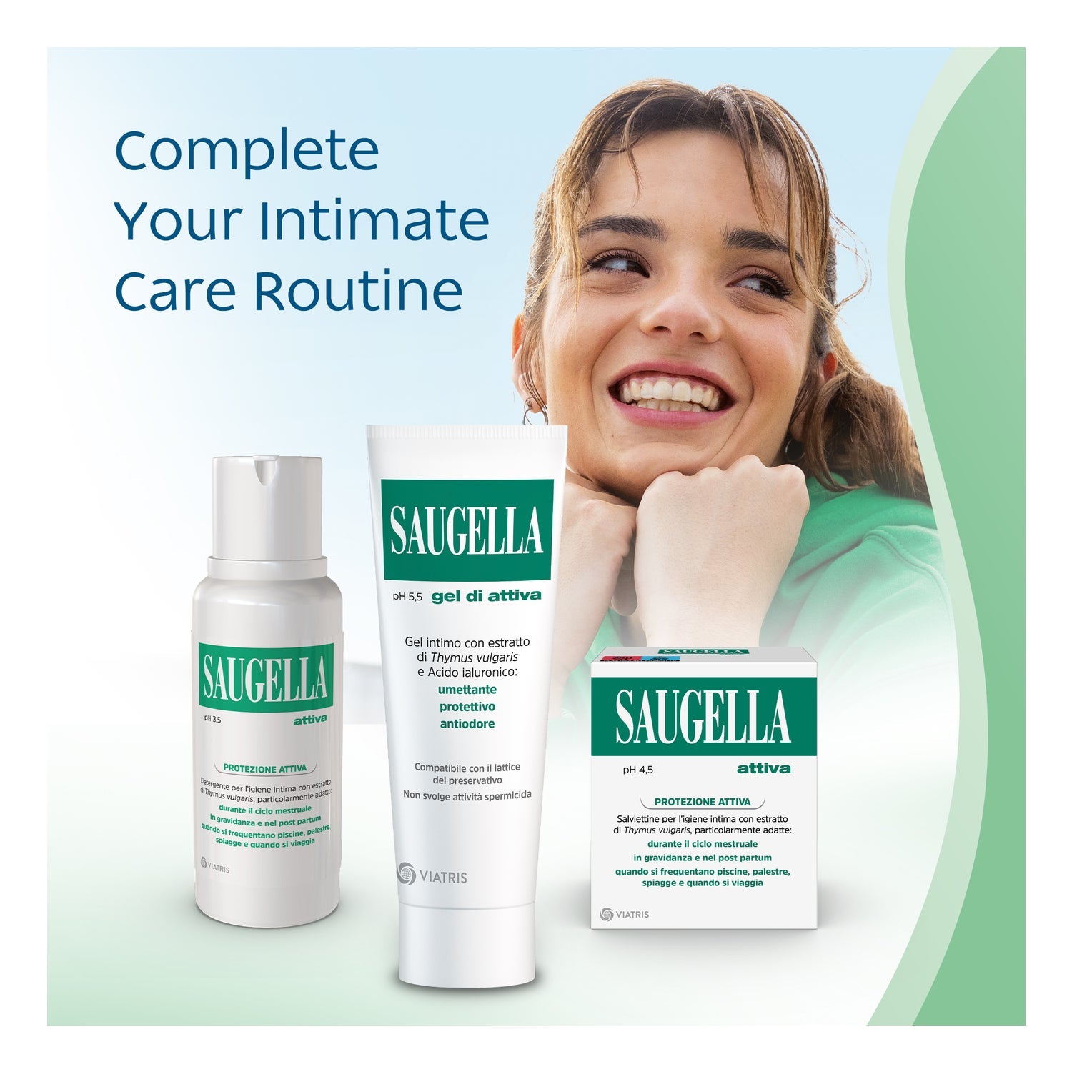 Saugella Attiva gel lubricante 30g