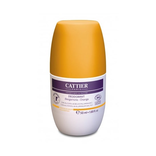 Cattier Desodorante Roll-On Frescor Cítrico 24 H 50 ml