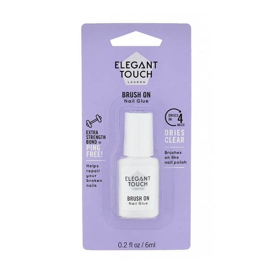 Elegant Touch Brush On Nail glue 6 ml
