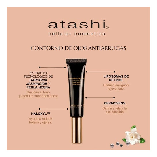 Atashi Cofre Firmeza y Luminosidad Sérum + Contorno + Cuchara de Jade