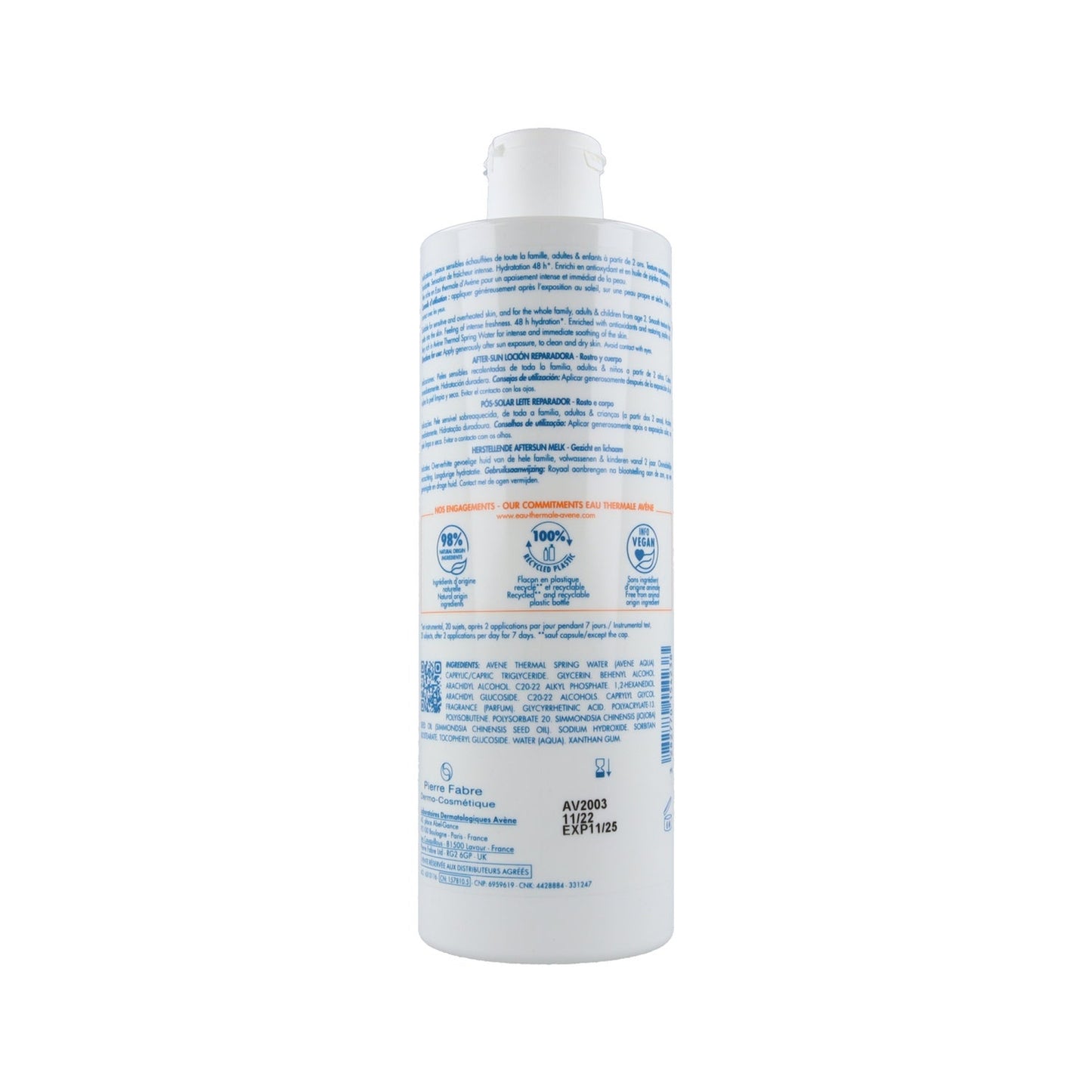 Avène Loción Reparadora AfterSun 400ml