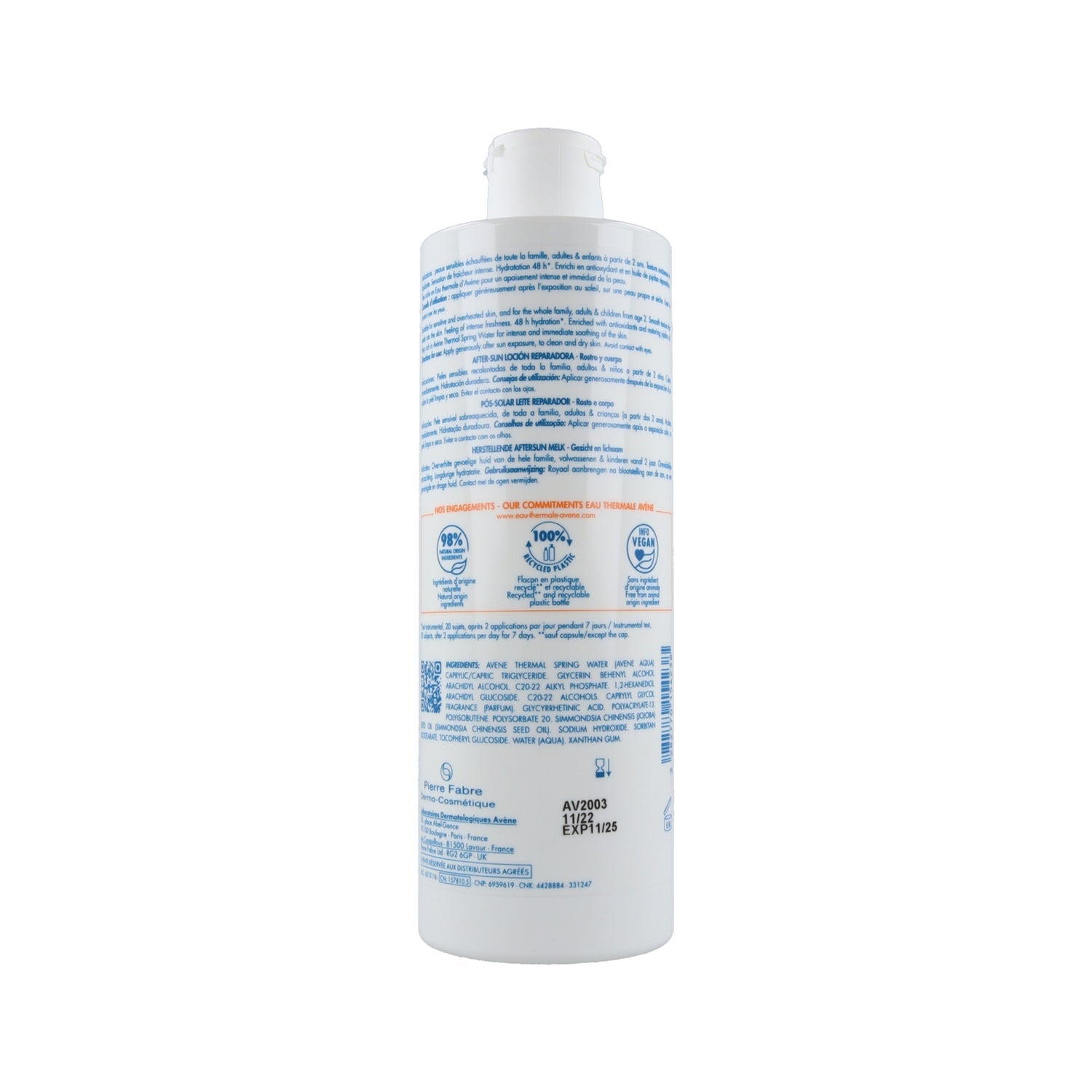 Avène Loción Reparadora AfterSun 400ml