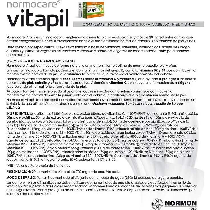 Normocare Vitapil 90comp