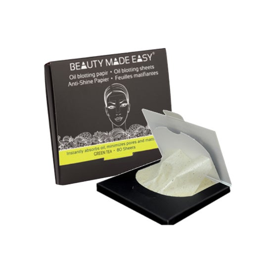 Beauty Made Easy Papeles Matificantes Té Verde 80 hojas