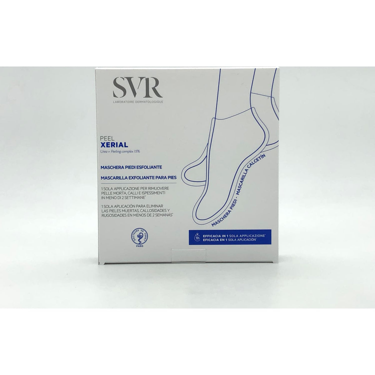 SVR Xerial Mascarilla Exfoliante de Pies 1 par