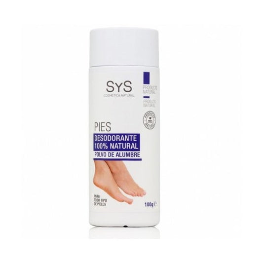 SyS Labnatur Desodorante Pies Polvo de Alumbre 100g