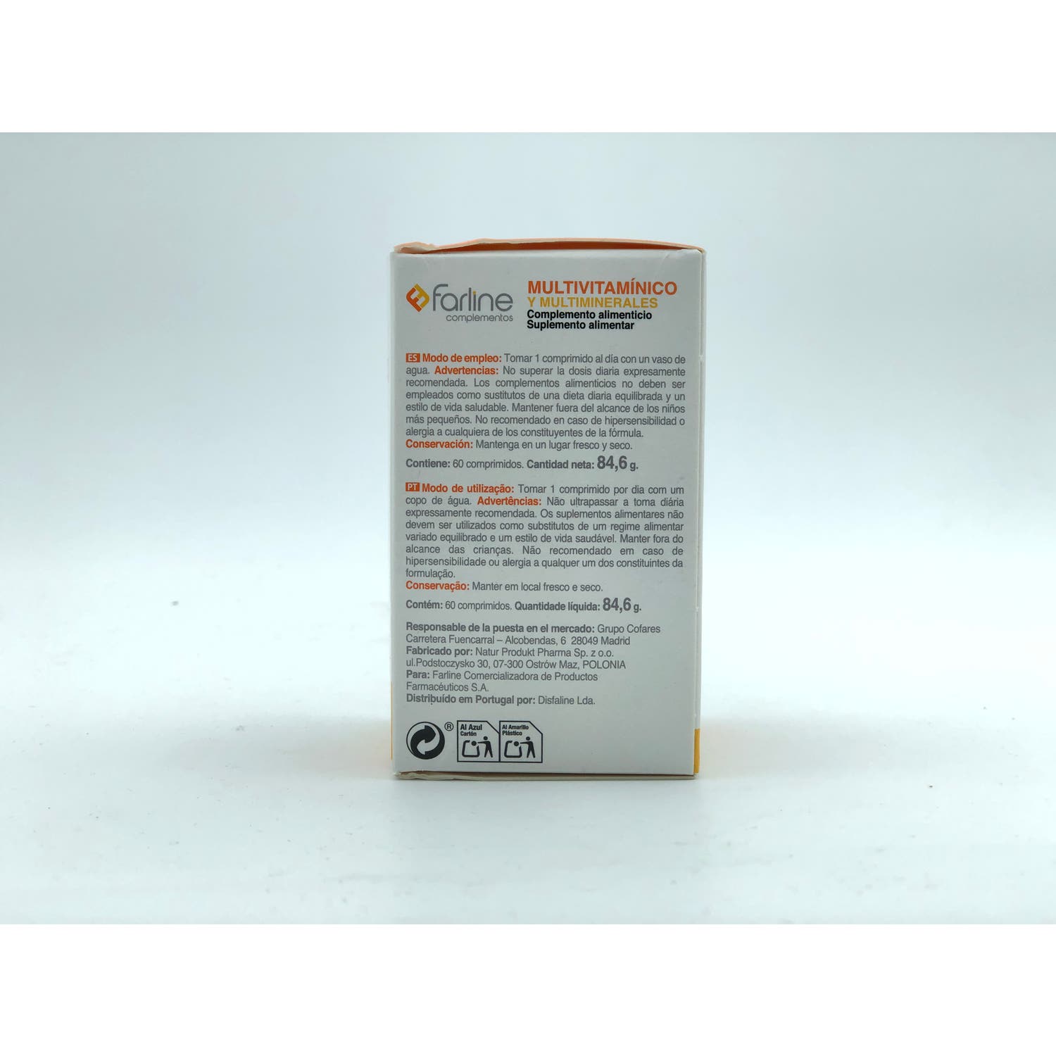 Farline Multivitamínico 60comp