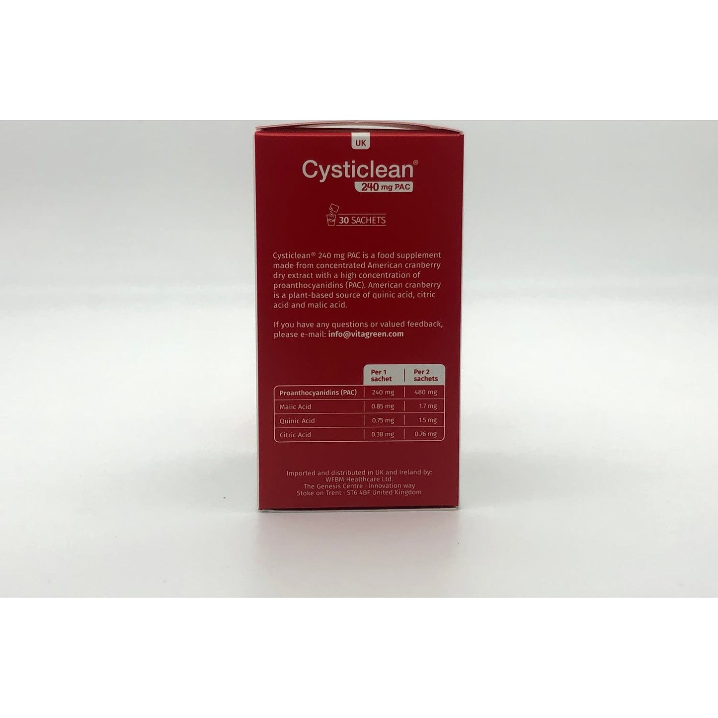 Cysticlean 240mg 30 sobres