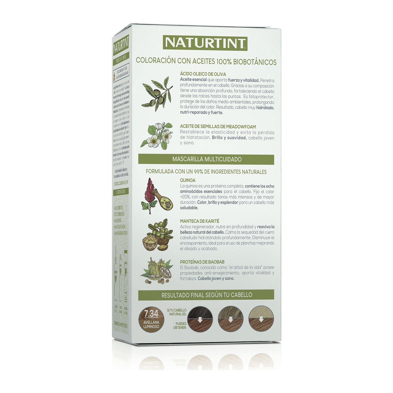 Naturtint Tinte 7.34 Avellana Luminoso