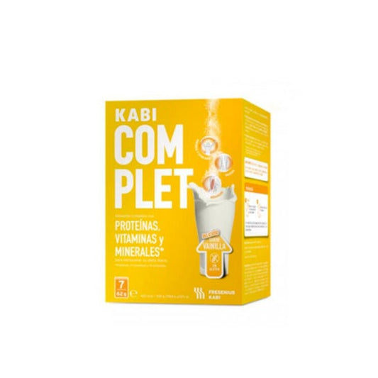 Kabi Complet polvo sabor vainilla 7 sobres 62g