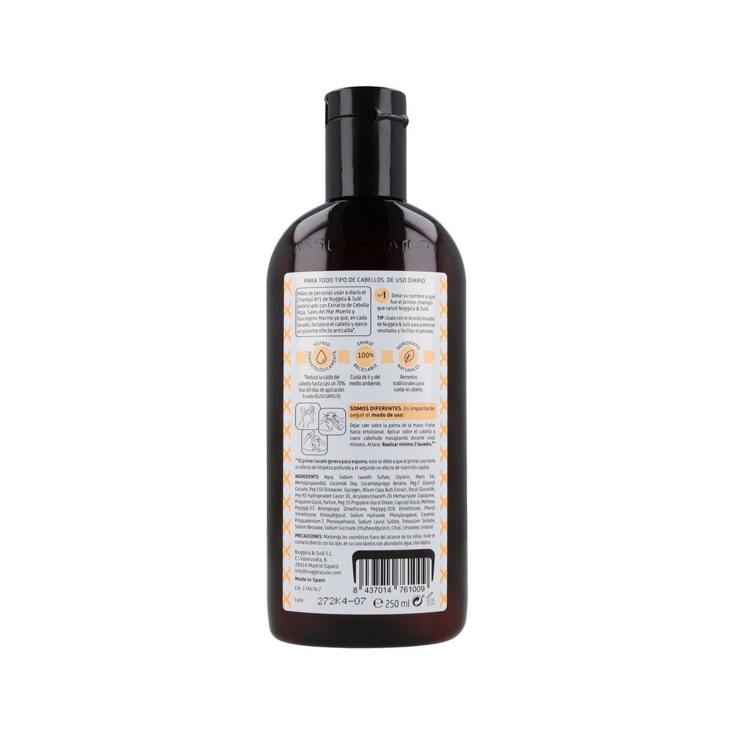 Nuggela & Sulé Champú Premium nº1 Fuerza y Volumen Cebolla 250ml