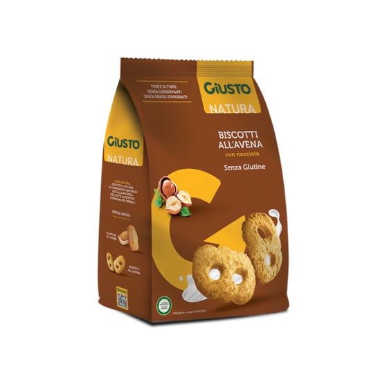 Giusto Galletas Sin Gluten Avena Avellana Bio 250 g