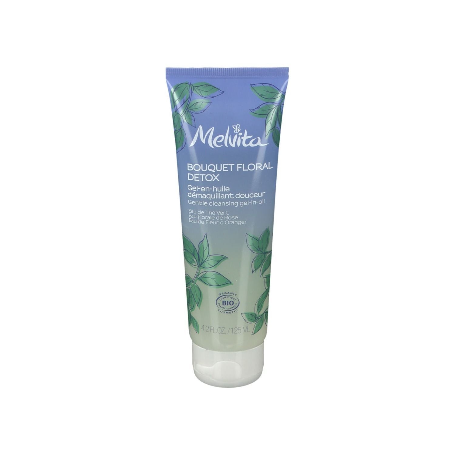 Ramo floral de Melvita Desintoxicación Suave Aceite-Gel Orgánico 125 Ml
