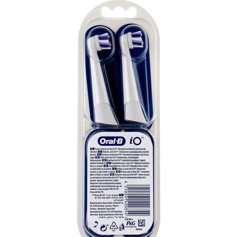 Oral-B Io Radiant White Cabezales Recambio 4 uds