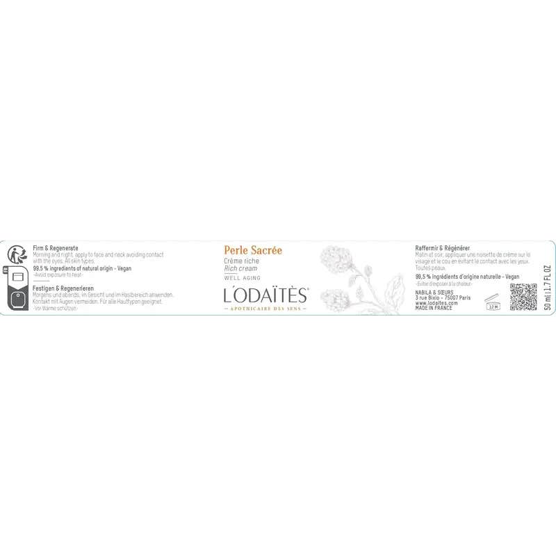 L'Odaïtès Perle Sacrée Crema Rica 50 ml