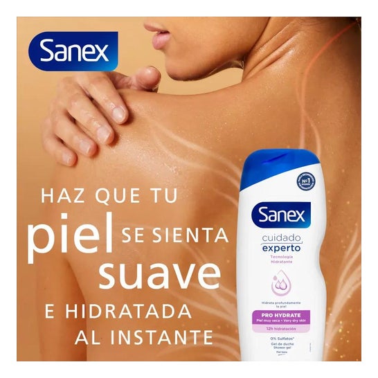 Sanex Cuidado Experto Pro Hydrate Gel Ducha Piel Muy Seca 600ml