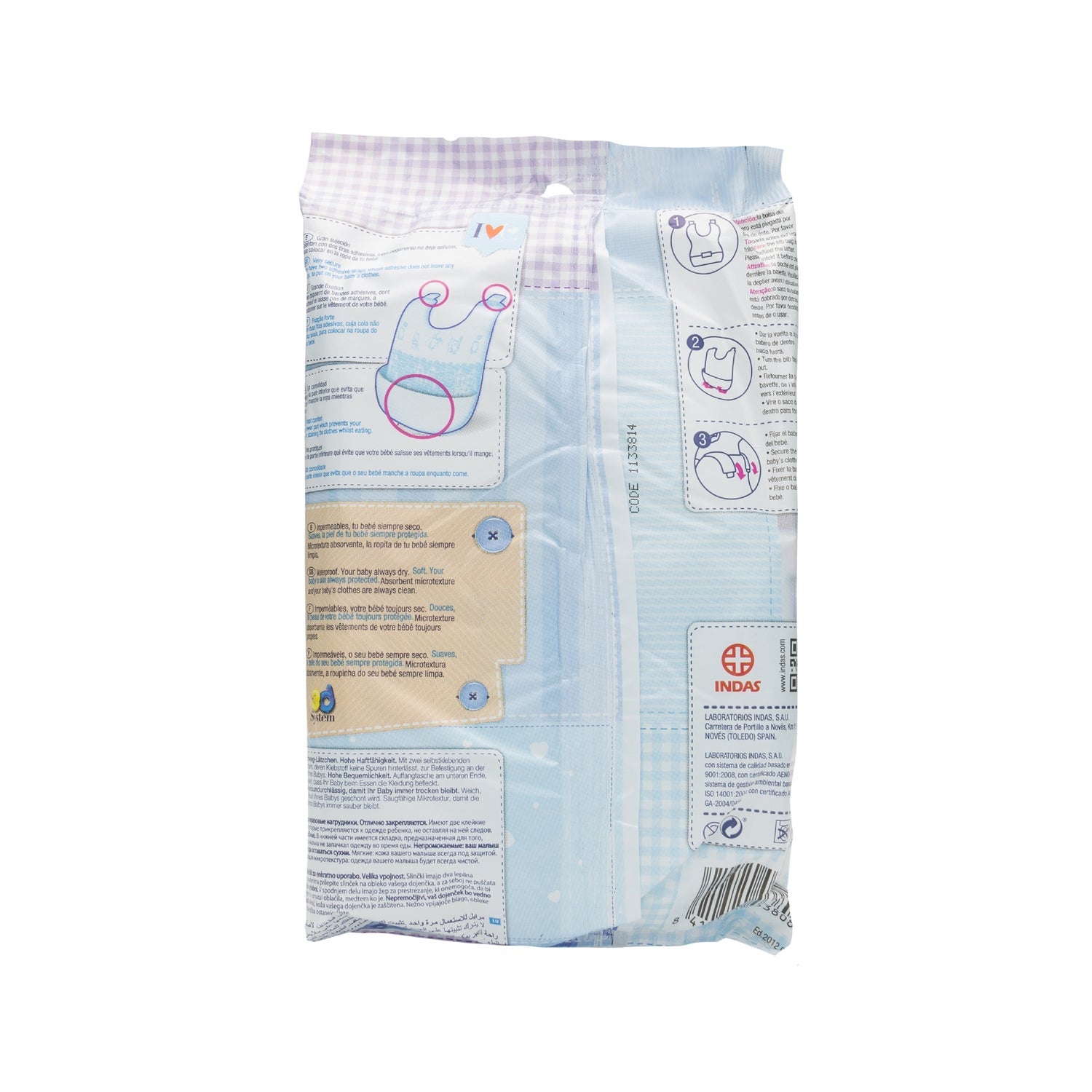 Chelino Fashion&Love baberos desechables 10uds