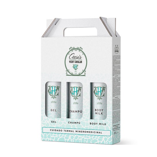 Oasis Thermal Care Pack Gel + Champú + Leche Corporal